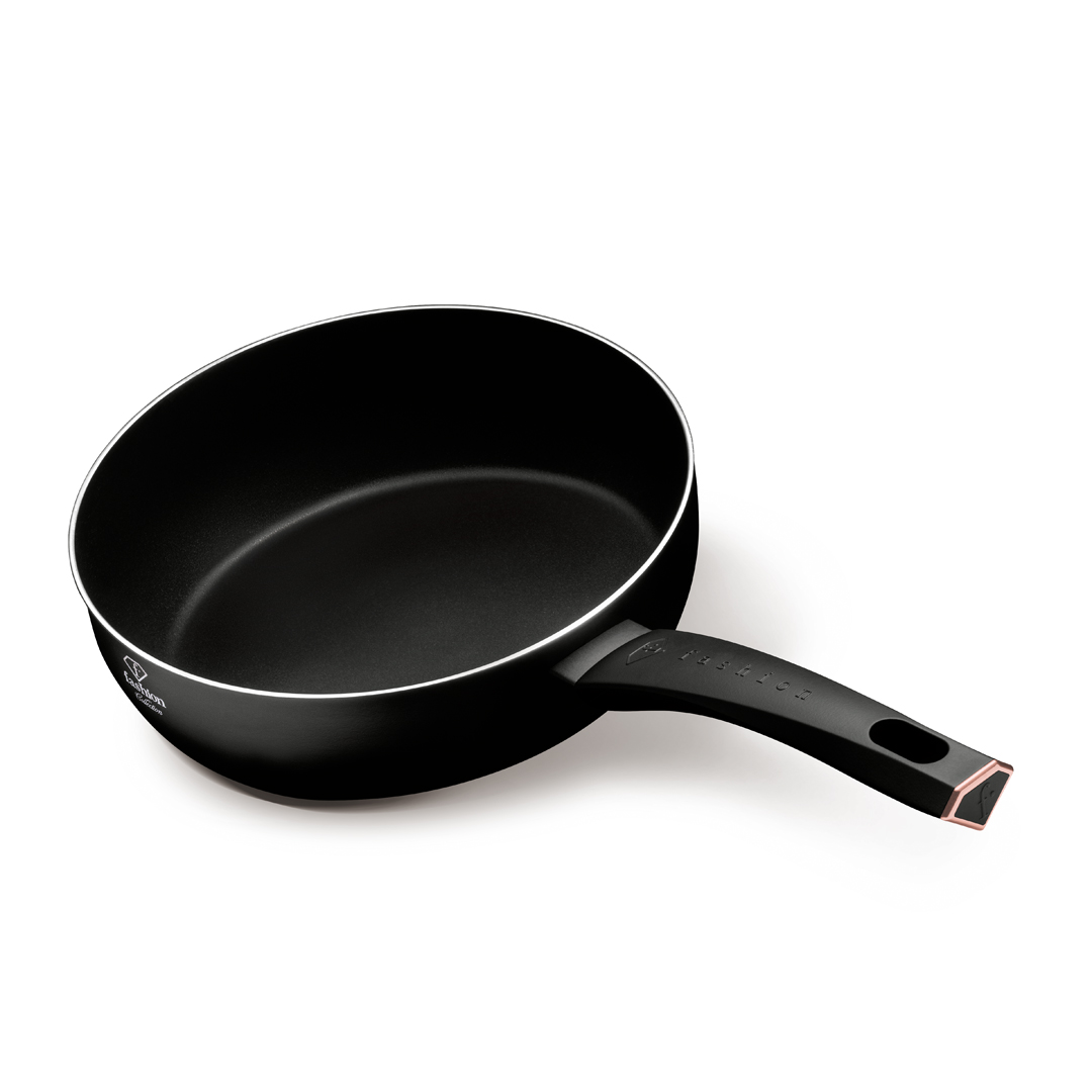 Flip serpenyő, 26 cm, fekete és rózsaarany, kép 1