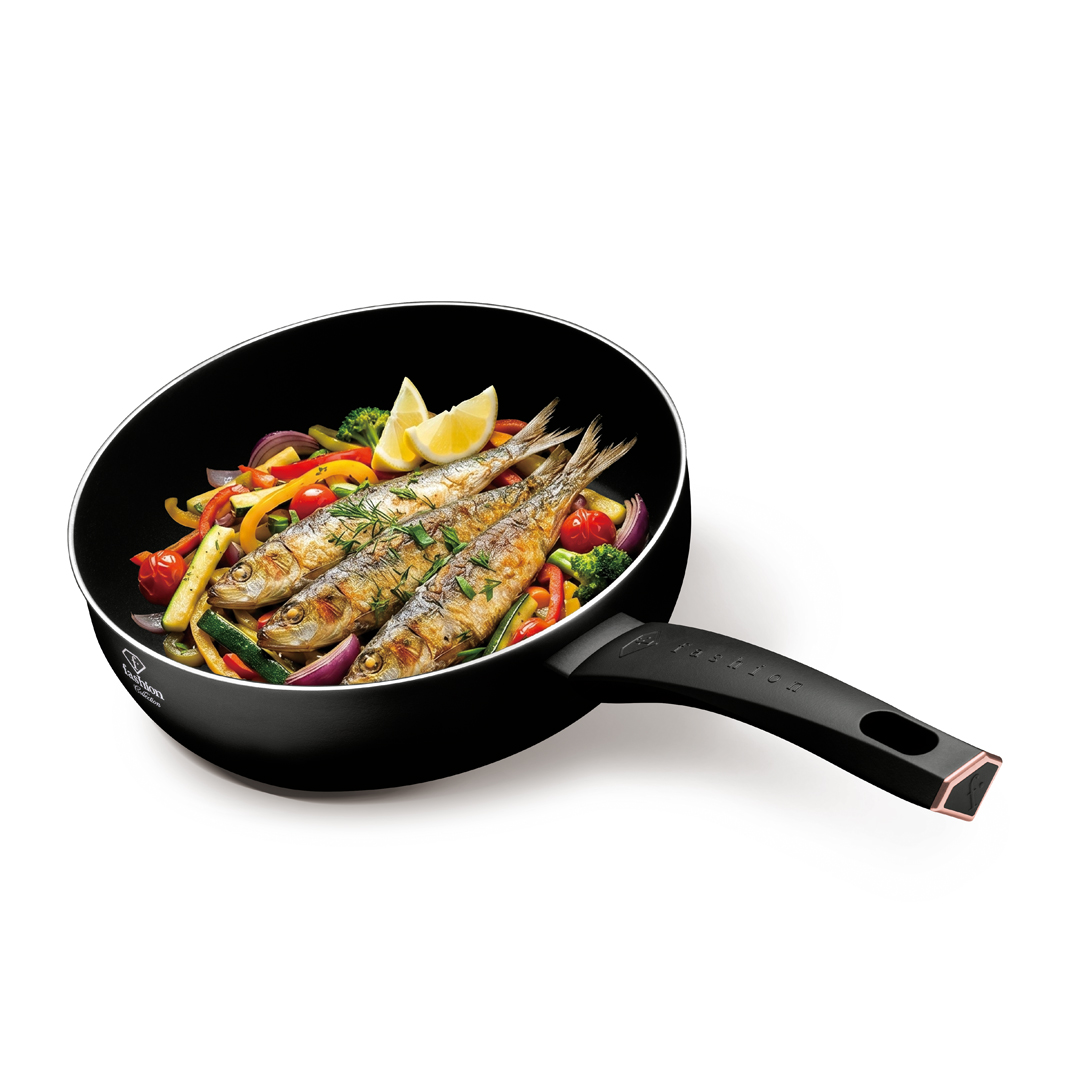 Flip frypan, 26 cm, black and rose gold, photo 4