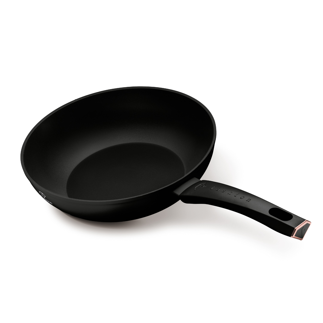Tapadásmentes wok, 28 cm, fekete és rózsaarany, kép 1