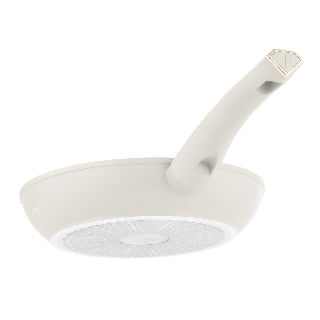 Non-stick frying pan, 28 cm, cream and gold, photo 3