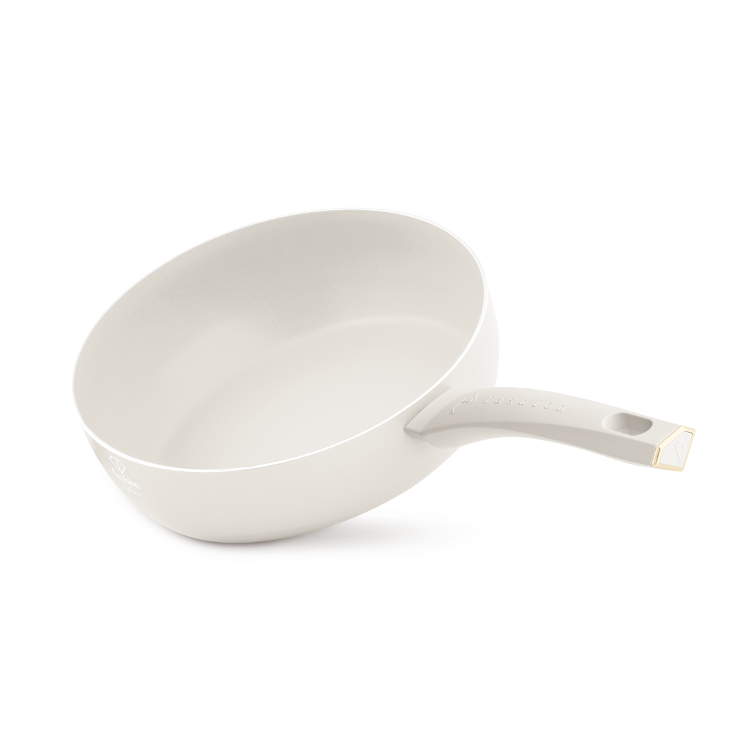 Flip serpenyő, 26 cm, krém és arany, kép 1