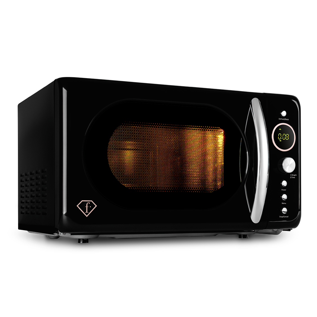 Digital microwave, 20 l, black and rose gold, photo 2