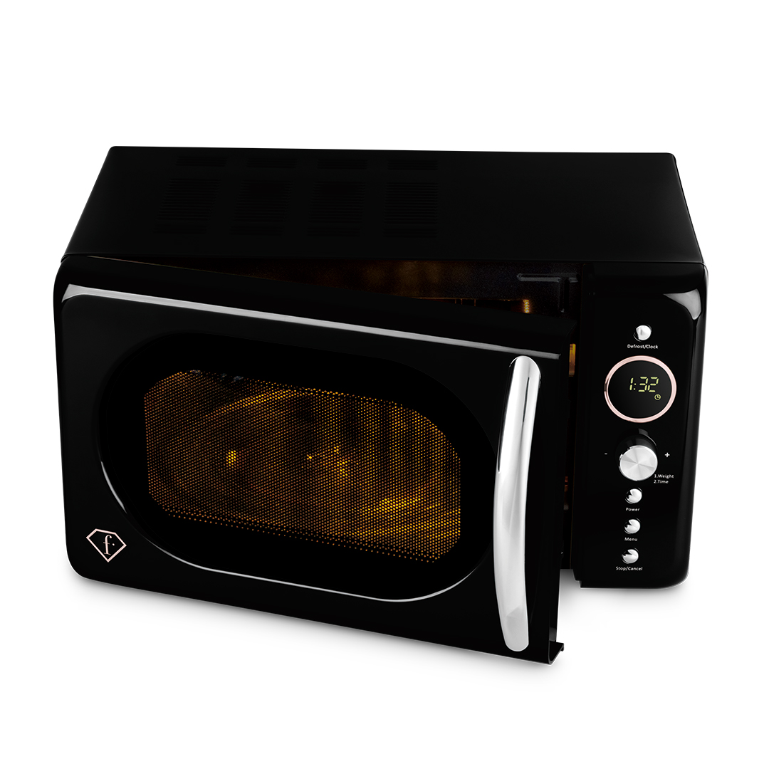 Digital microwave, 20 l, black and rose gold, photo 4