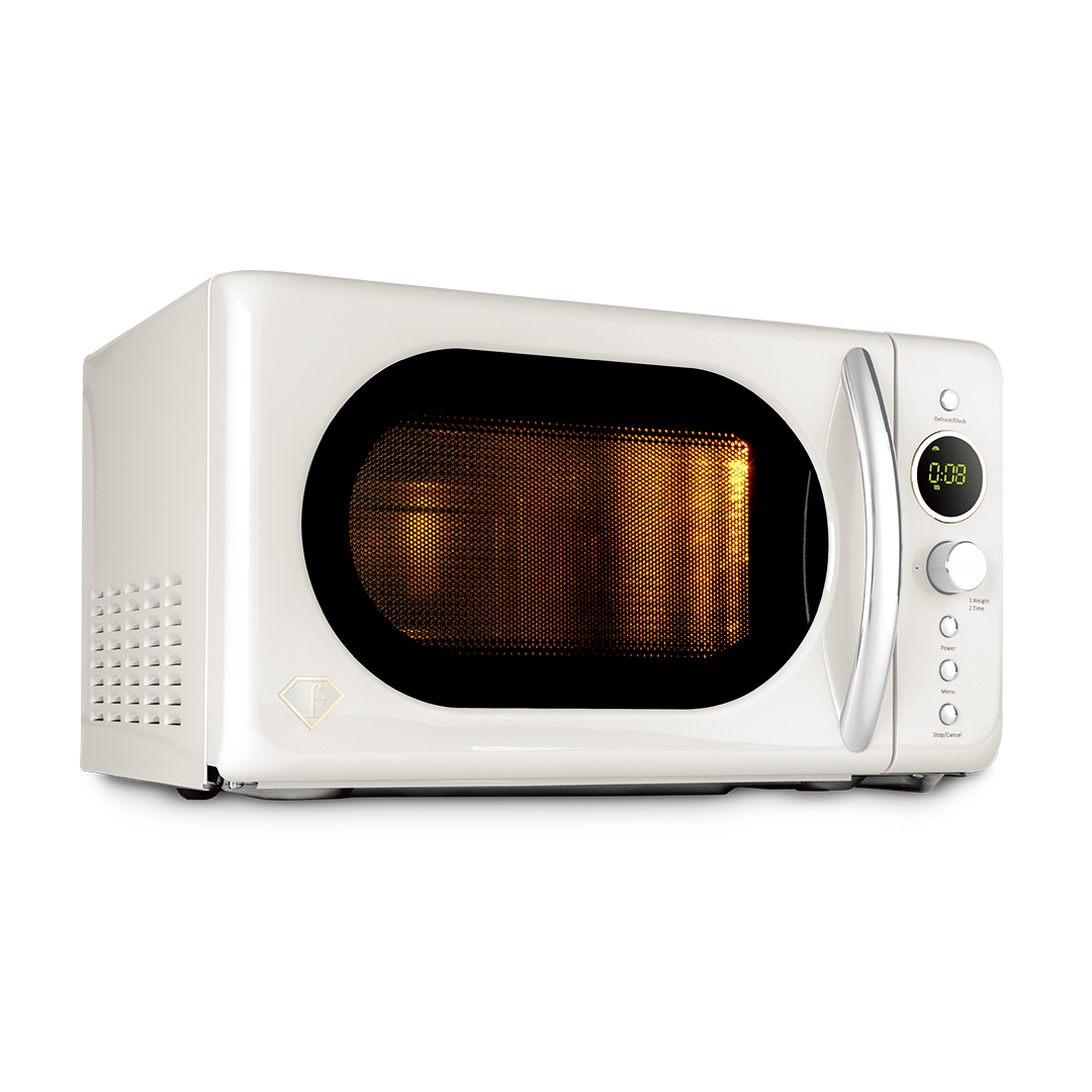 Digitale Mikrowelle, 20 l, Creme und Gold, Bild 2