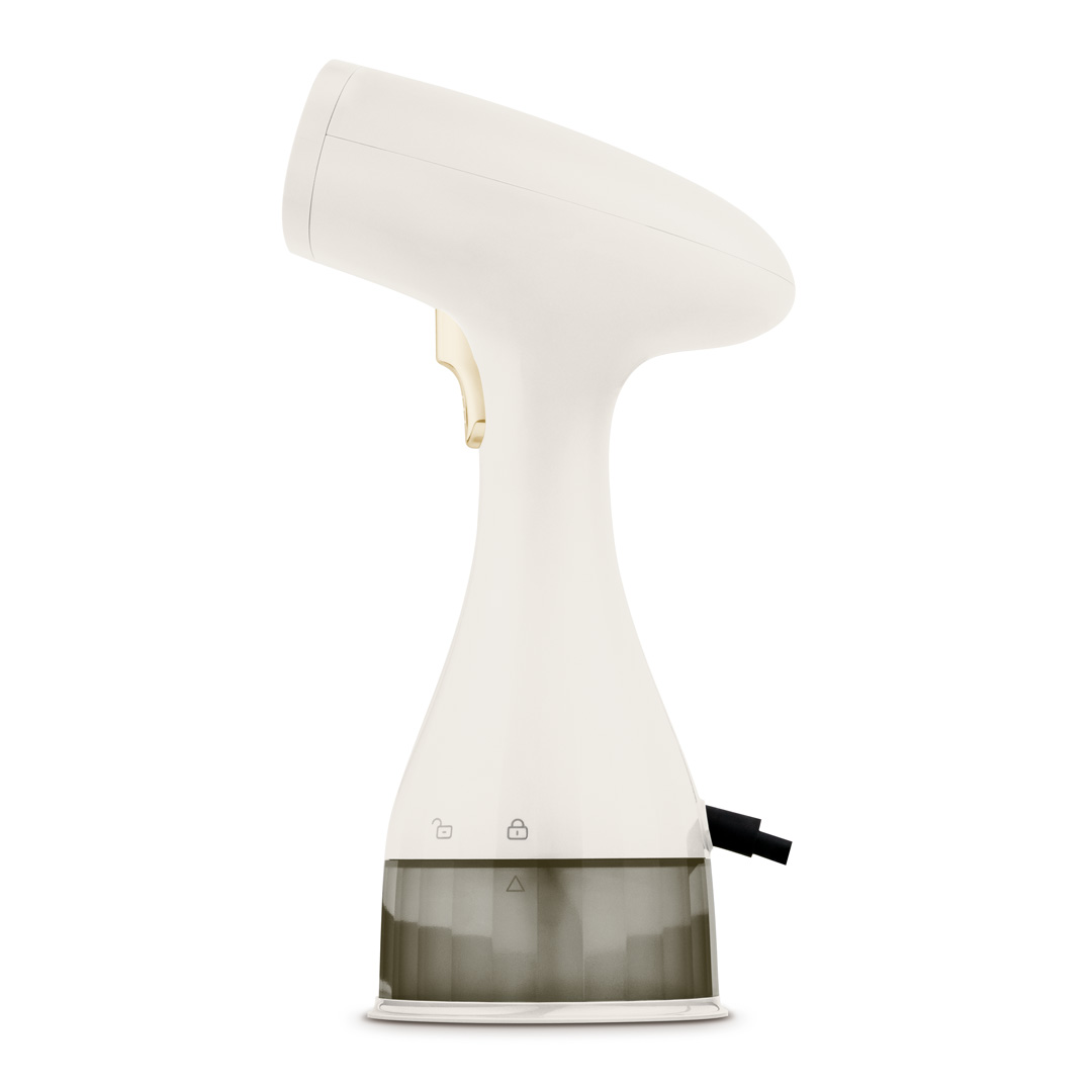 Hand-Dampfbürste, 220 ml, Creme und Gold, Bild 2