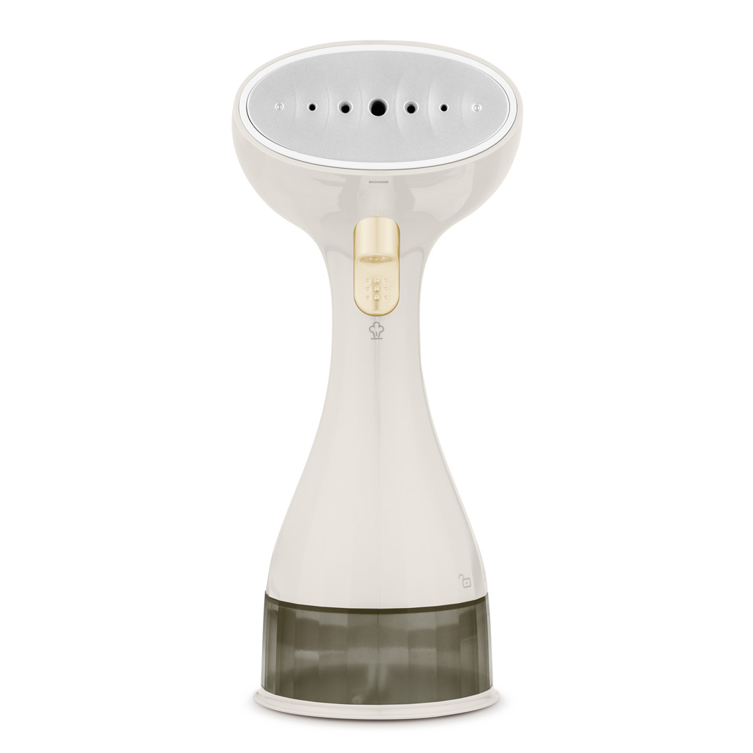 Hand-Dampfbürste, 220 ml, Creme und Gold, Bild 3
