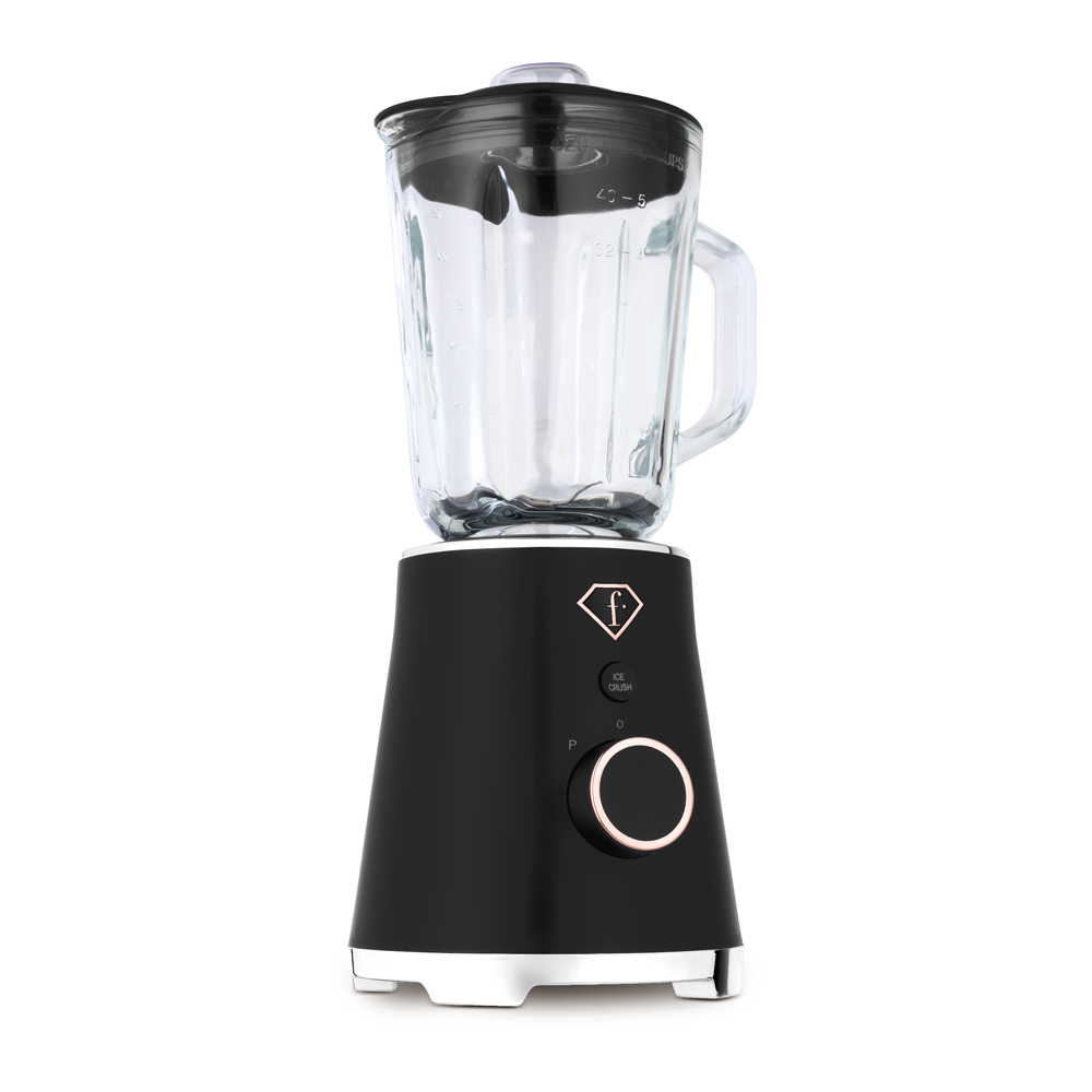Turmixgép üvegkancsóval, 1,5 l, fekete és rózsaarany, kép 3