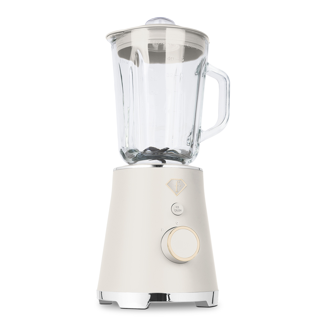 Turmixgép üvegkancsóval, 1,5 l, krém és arany, kép 3
