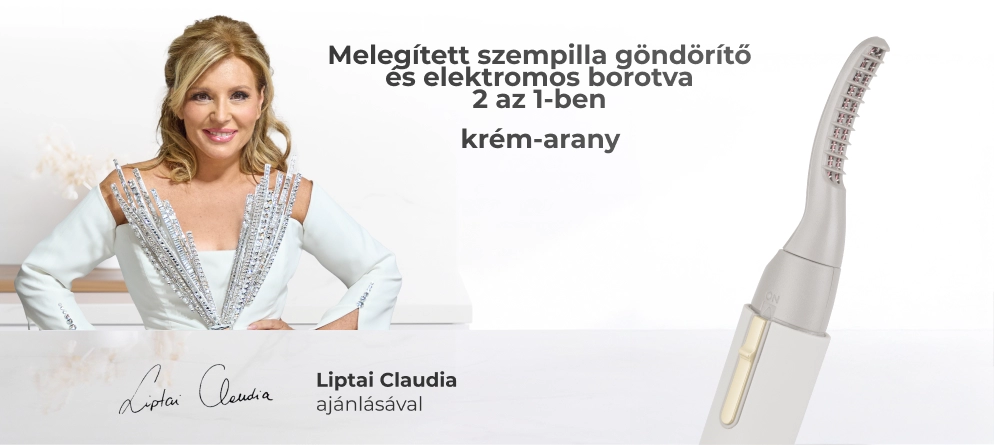 Liptai Claudia a 2 az 1-ben készlettel